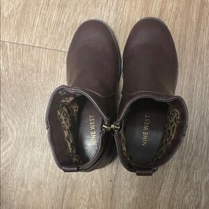 Nine West Men's Dark Brown Ankle Boots